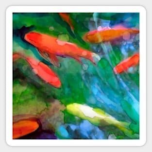 Fish Pond Sticker